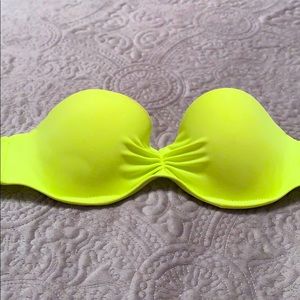 Neon yellow victoria secret bathing suit top- 34B